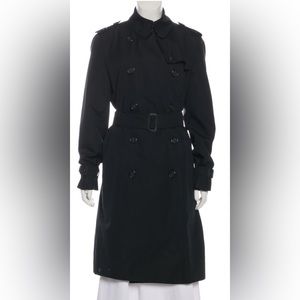 Black Burberry Ivybridge Coat